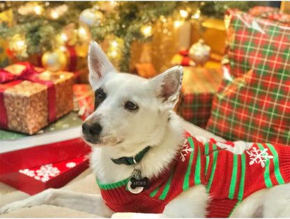 Dog Snow Sweaters Snowman Sweaters Xmas Dog Holiday Sweaters New Year Christmas Sweater Pet Clothes for Small Dog and Cat